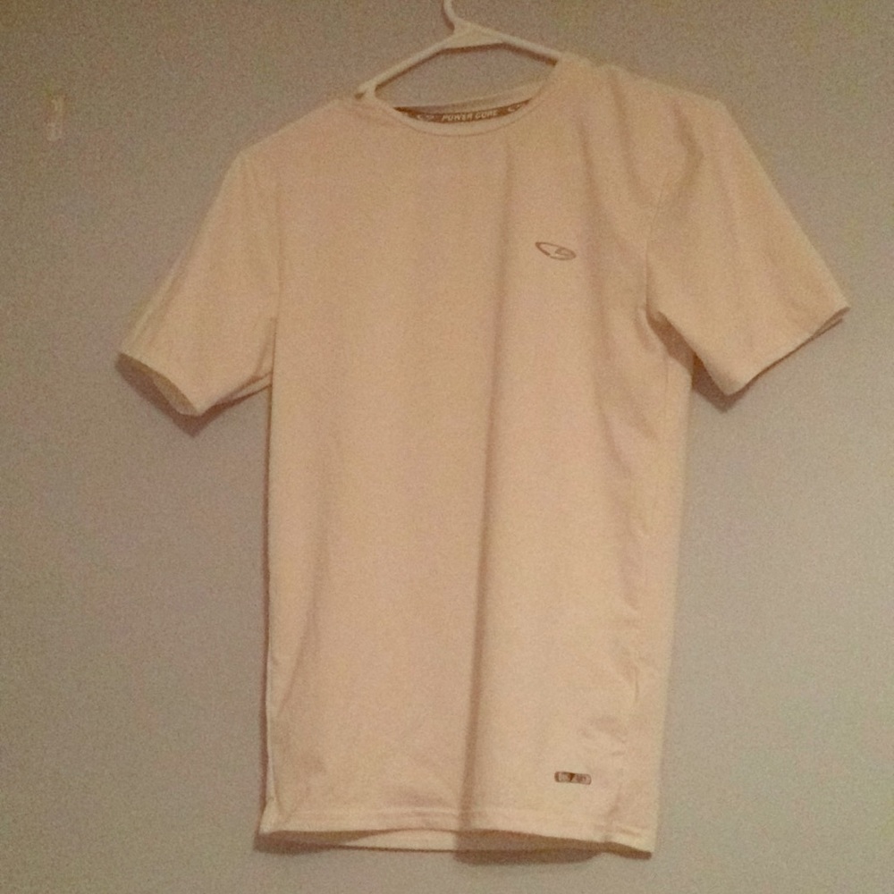 A white work out top